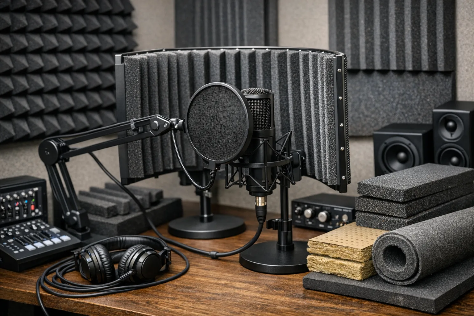 DIY Mikrofon- und Raumakustik fuer den perfekten Podcastklang