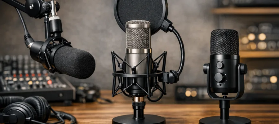 Die besten Mikrofone fuer Podcast-Aufnahmen: Kaufberatung und Vergleich