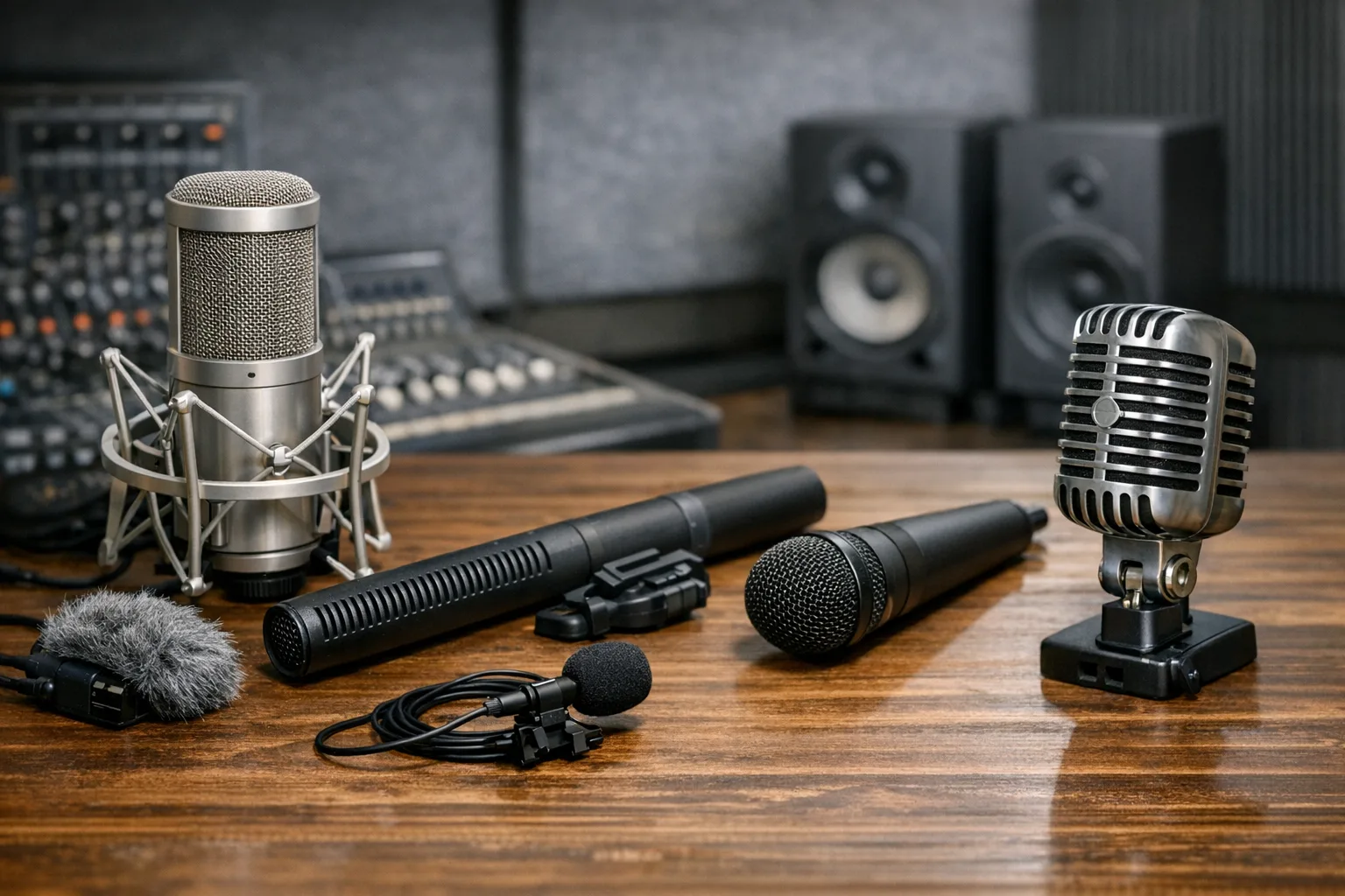 Die wichtigsten Mikrofonarten und ihre Einsatzgebiete im Ueberblick