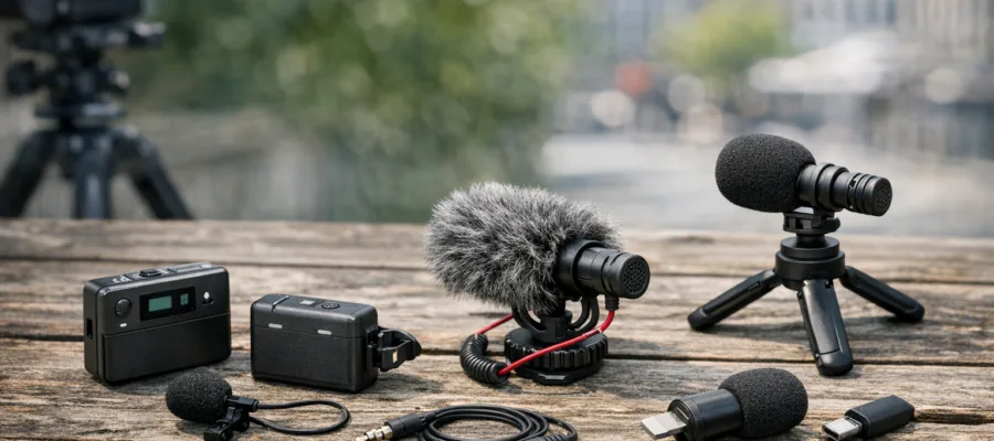 Mobile Mikrofone: Perfekt fuer spontane Interviews und kreative Aussenaufnahmen