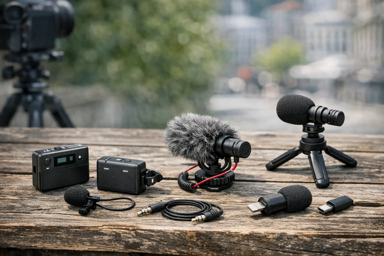 Mobile Mikrofone: Perfekt fuer spontane Interviews und kreative Aussenaufnahmen