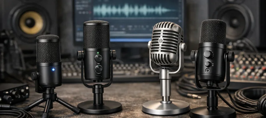 USB Mikrofon kaufen: Die besten Modelle fuer Einsteiger und Profis im Ueberblick