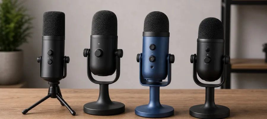 Das beste USB Mikrofon fuer Einsteiger kaufen: Preis-Leistung im Vergleich