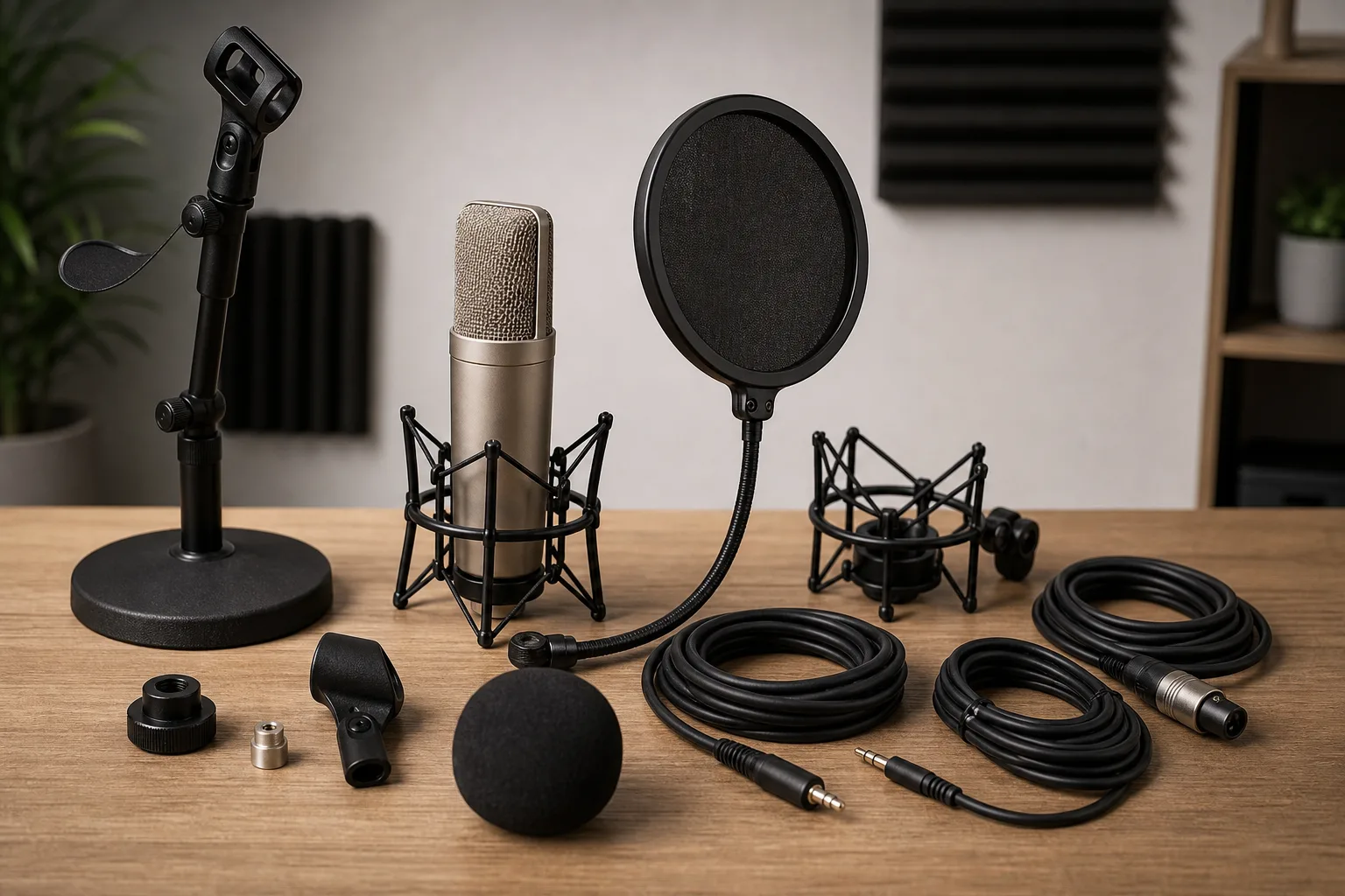 Mikrofon-Zubehoer kaufen: Kaufberatung fuer Staender, Pop-Schutz & Kabel fuer Mikrofone